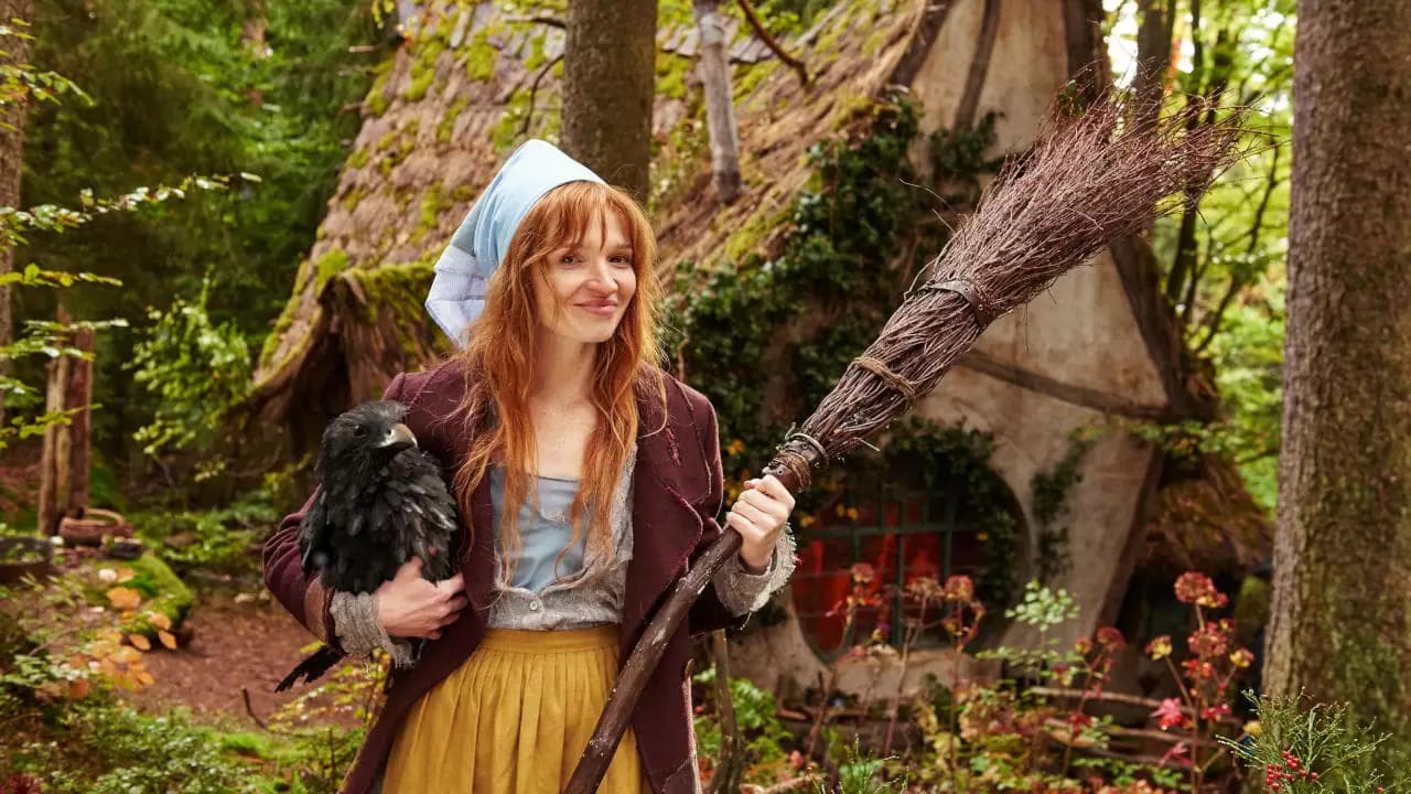The Little Witch Backdrop