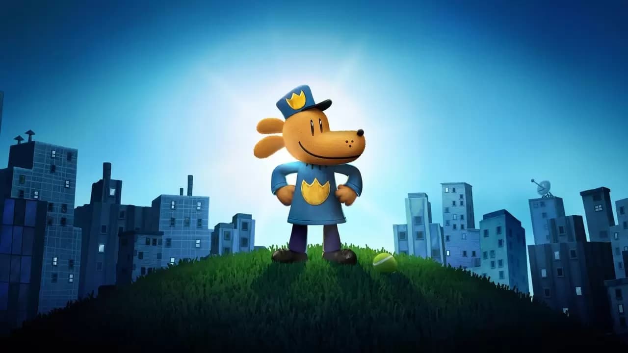 Dog Man Backdrop