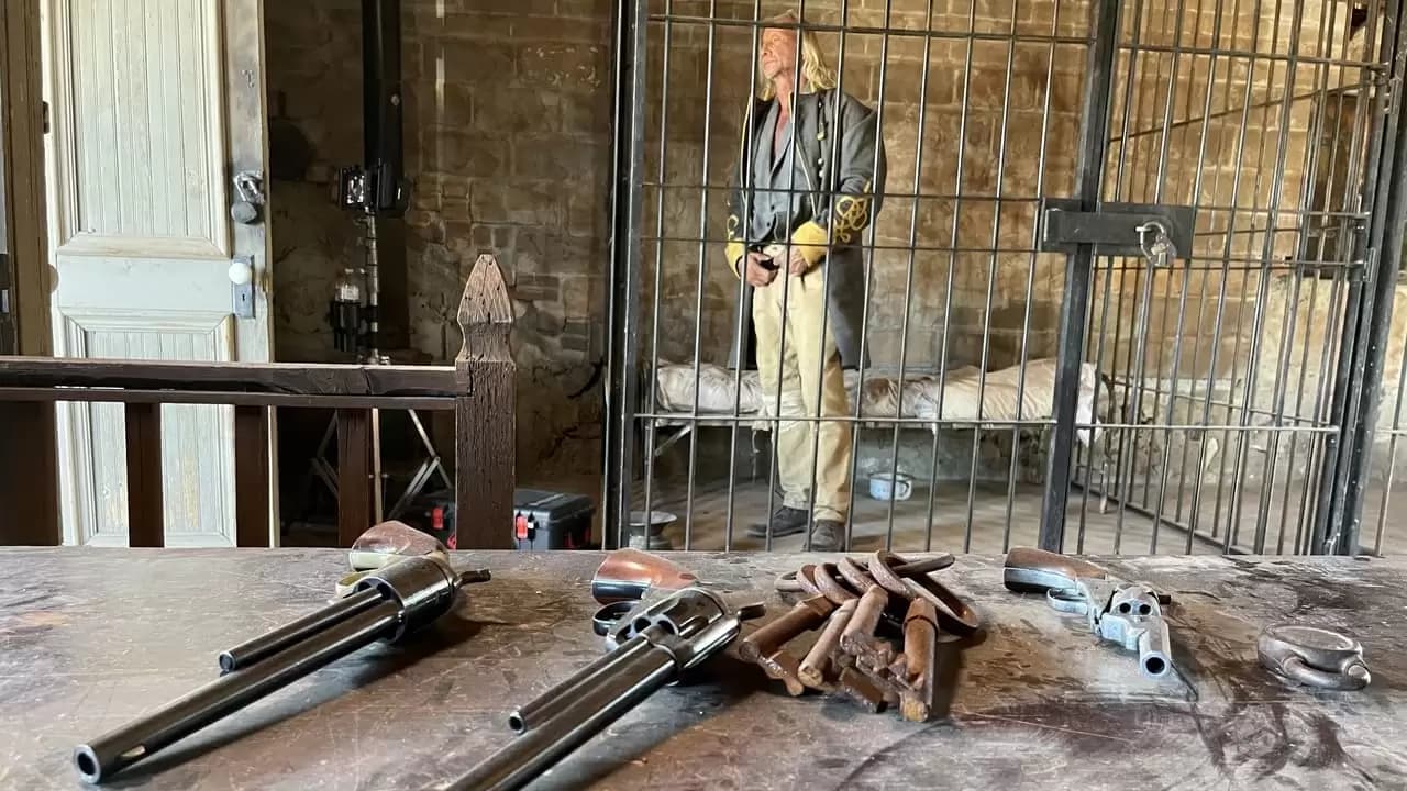 Gunfight at Rio Bravo Backdrop