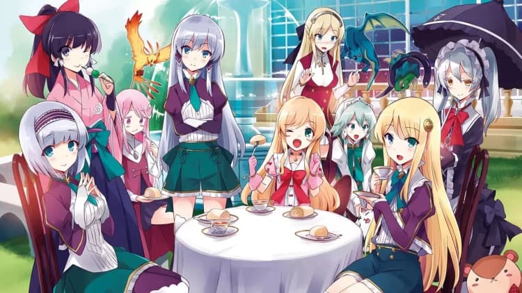 Isekai wa smartphone to tomo ni. Poster