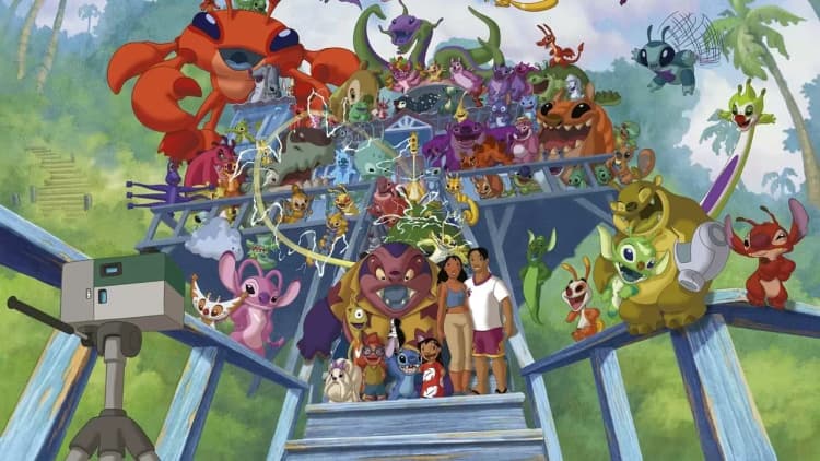 Leroy & Stitch Poster
