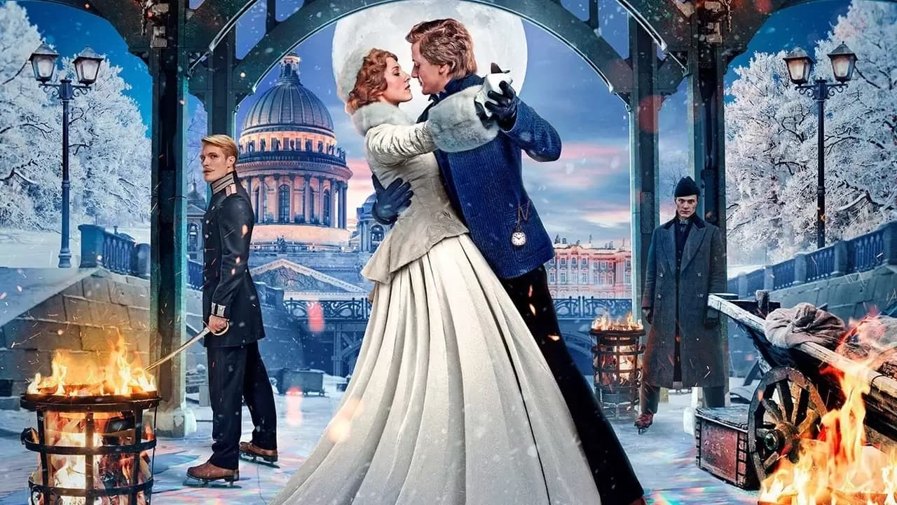 Silver Skates Backdrop