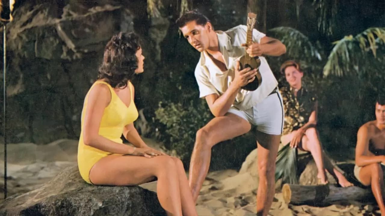 Blue Hawaii Backdrop
