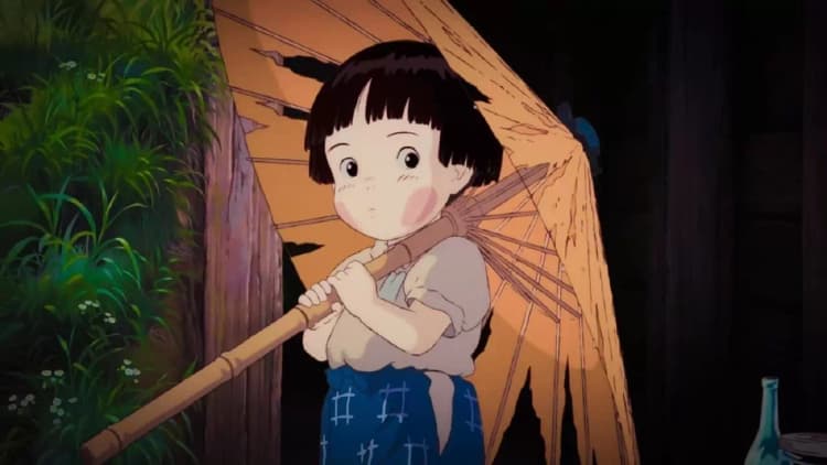 Grave of the Fireflies Poster