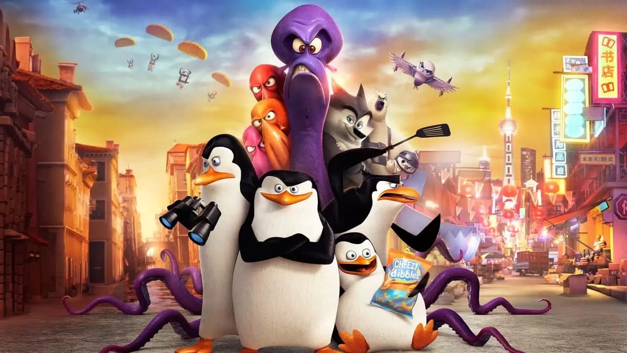 Penguins of Madagascar Backdrop