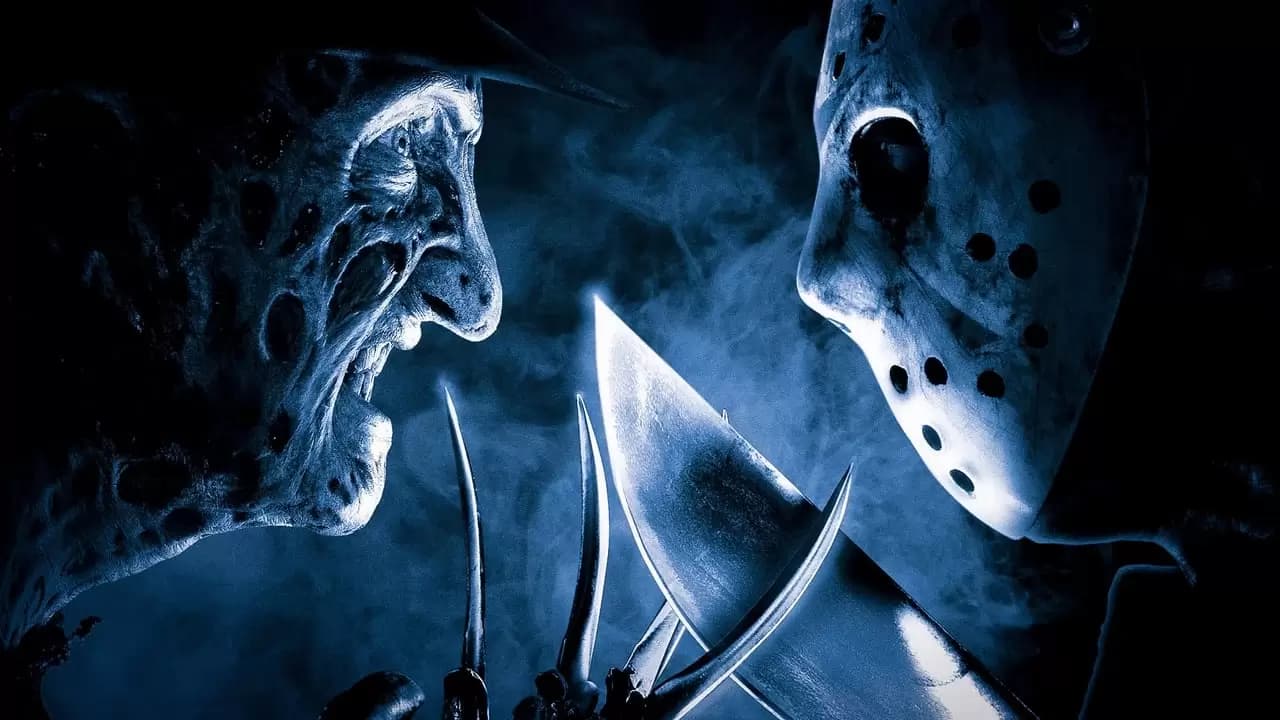 Freddy vs. Jason Backdrop