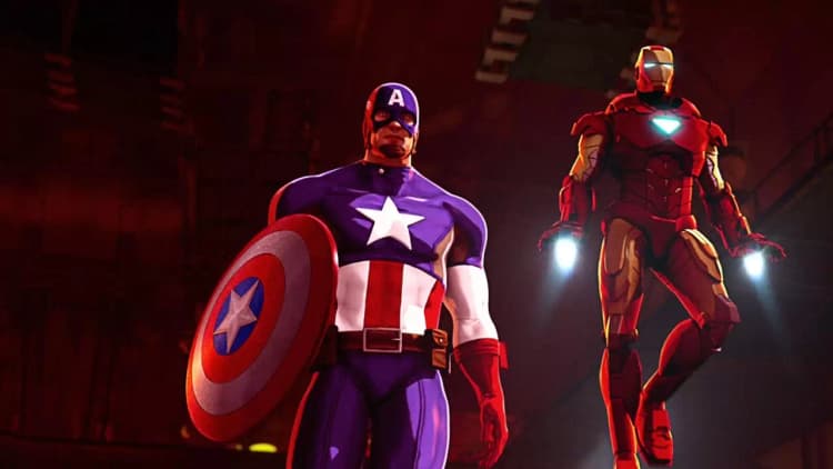 Iron Man and Captain America: Heroes United Poster