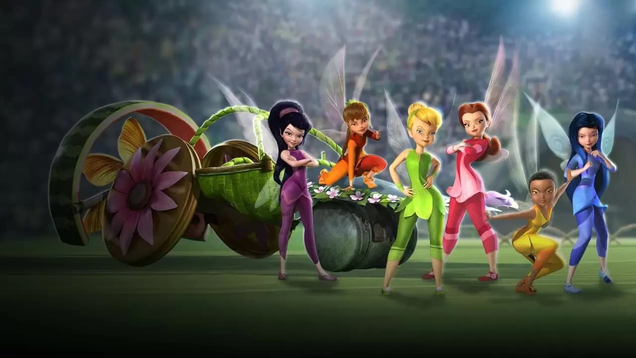 Pixie Hollow Games Backdrop