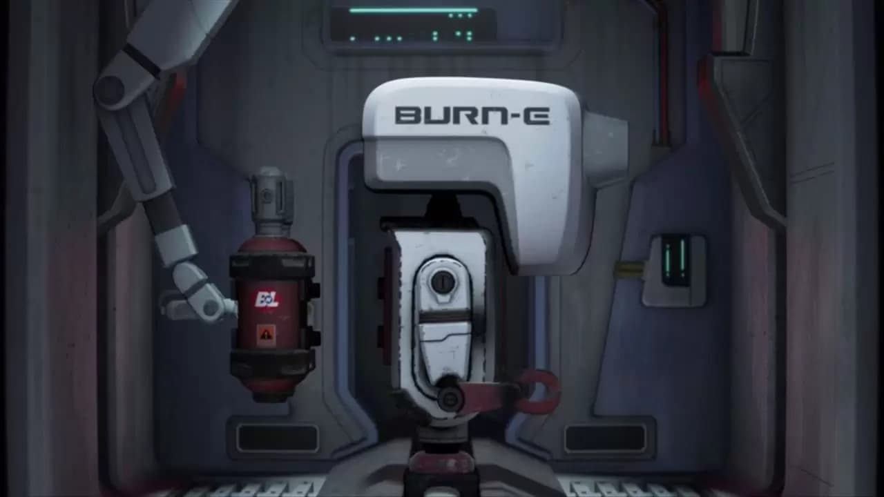 Burn-E Backdrop