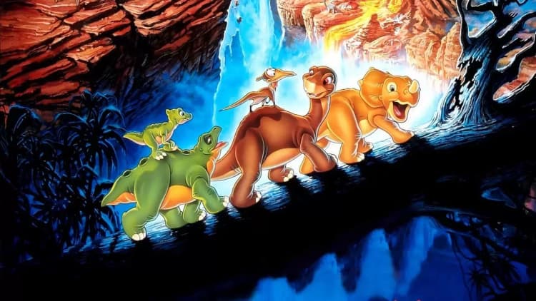 The Land Before Time Poster