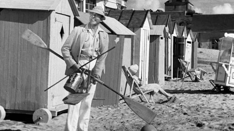 Monsieur Hulot's Holiday Poster