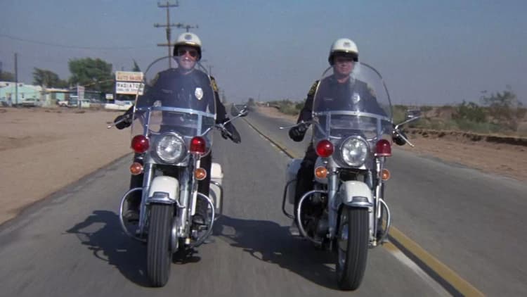 Electra Glide in Blue Poster