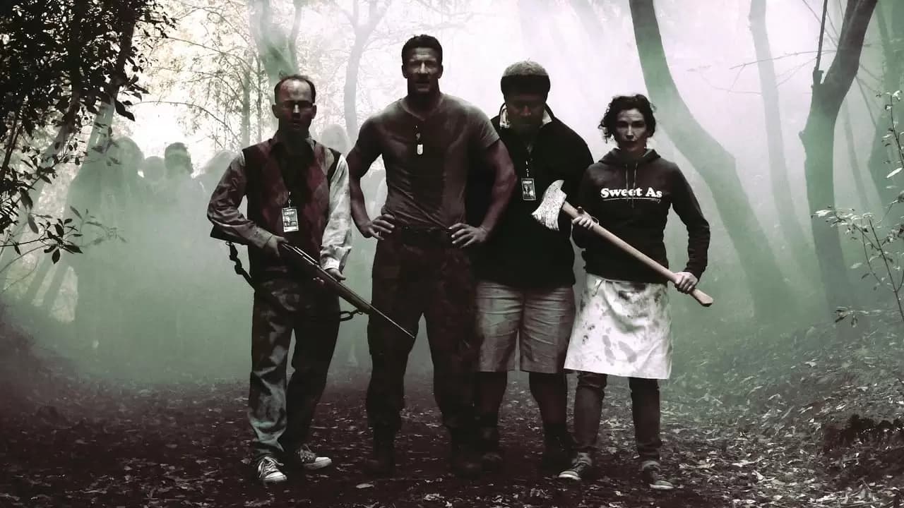 I Survived a Zombie Holocaust Backdrop
