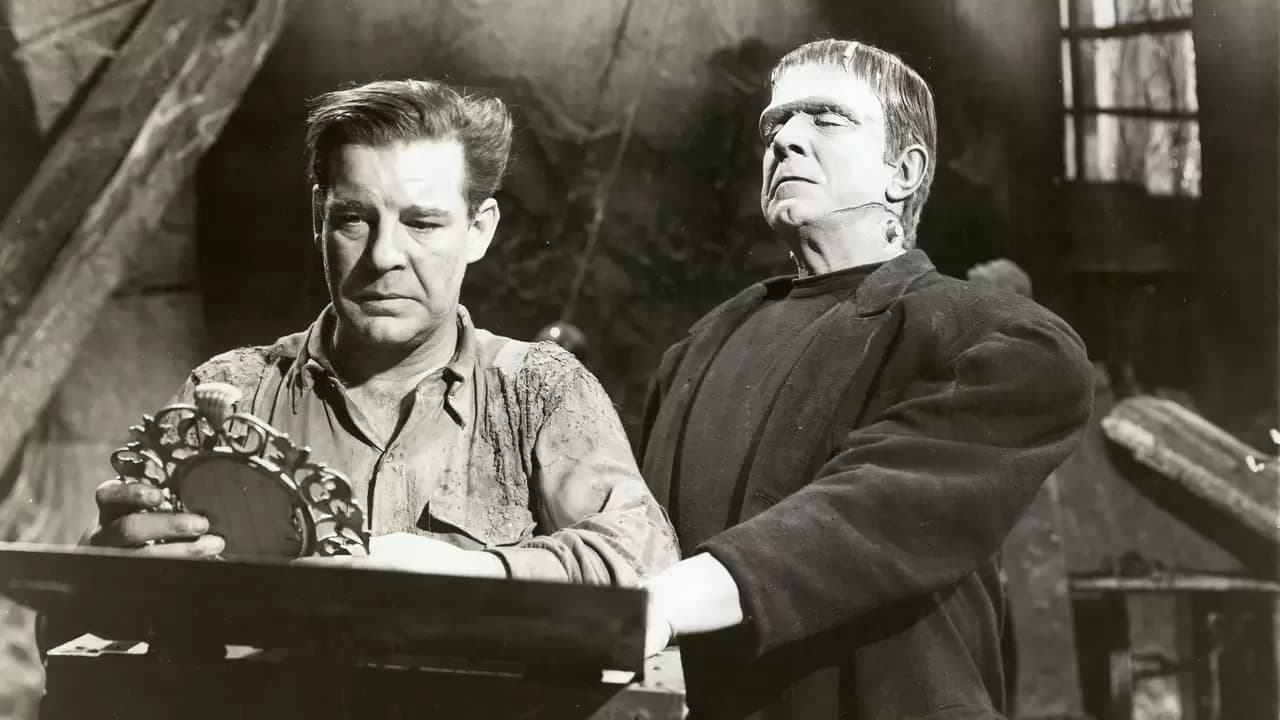 Frankenstein Meets the Wolf Man Backdrop