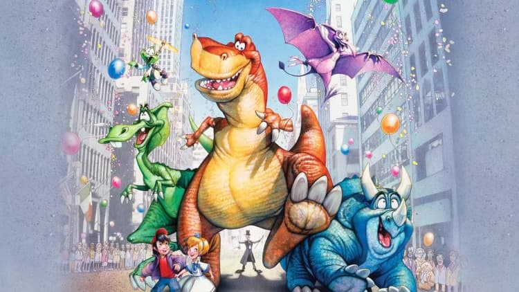 We're Back! A Dinosaur's Story Poster