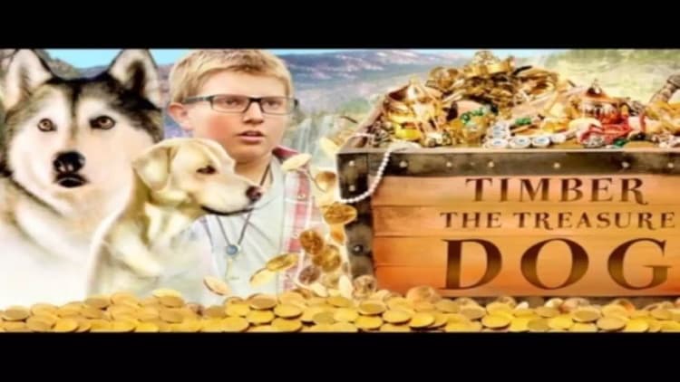 Timber the Treasure Dog Poster