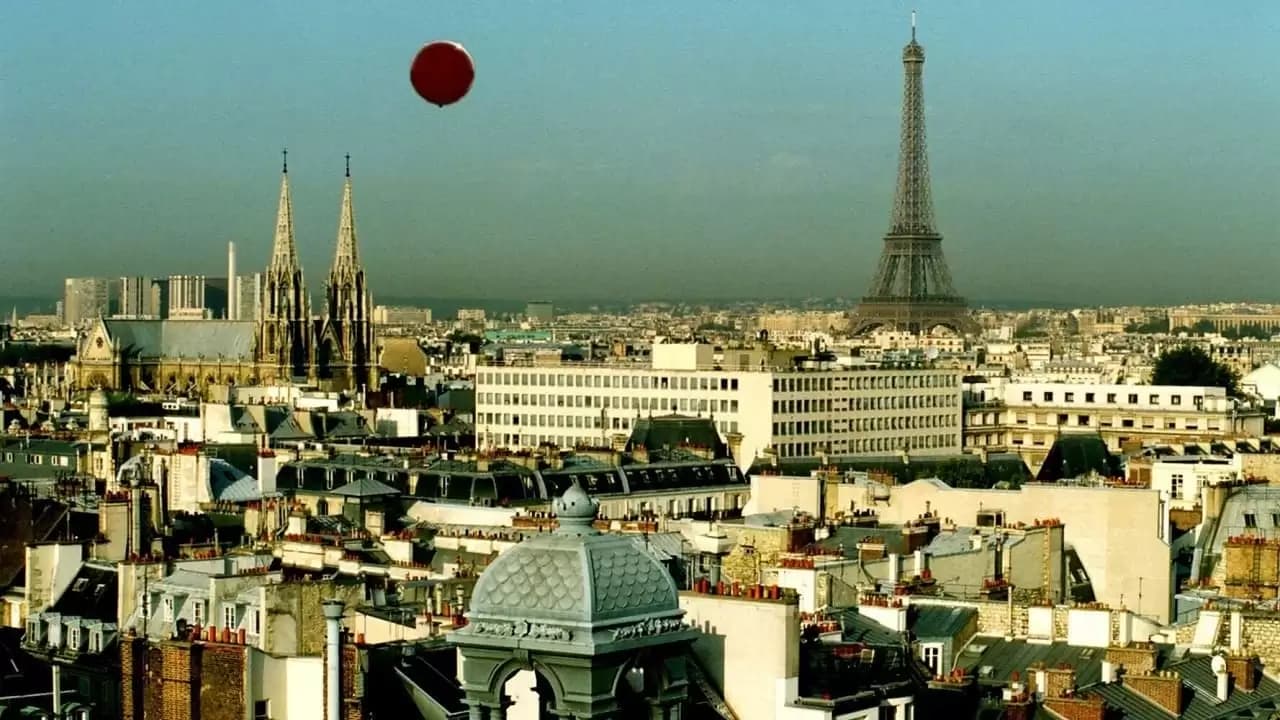 Flight of the Red Balloon Backdrop