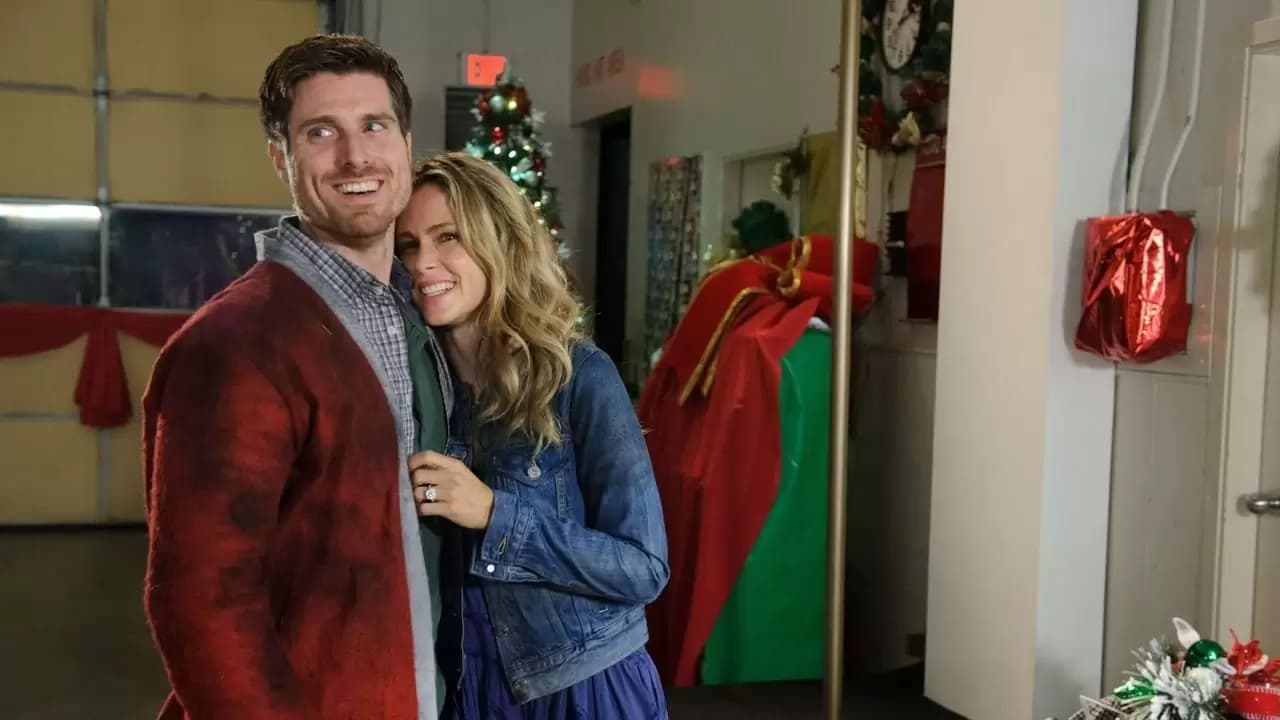 A Firehouse Christmas Backdrop