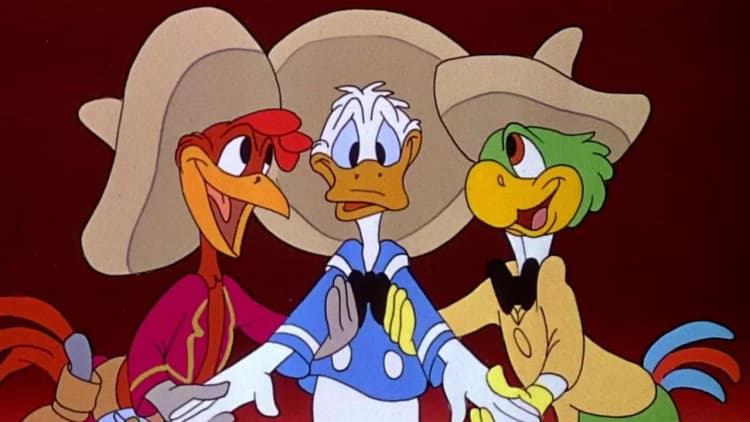 The Three Caballeros Poster