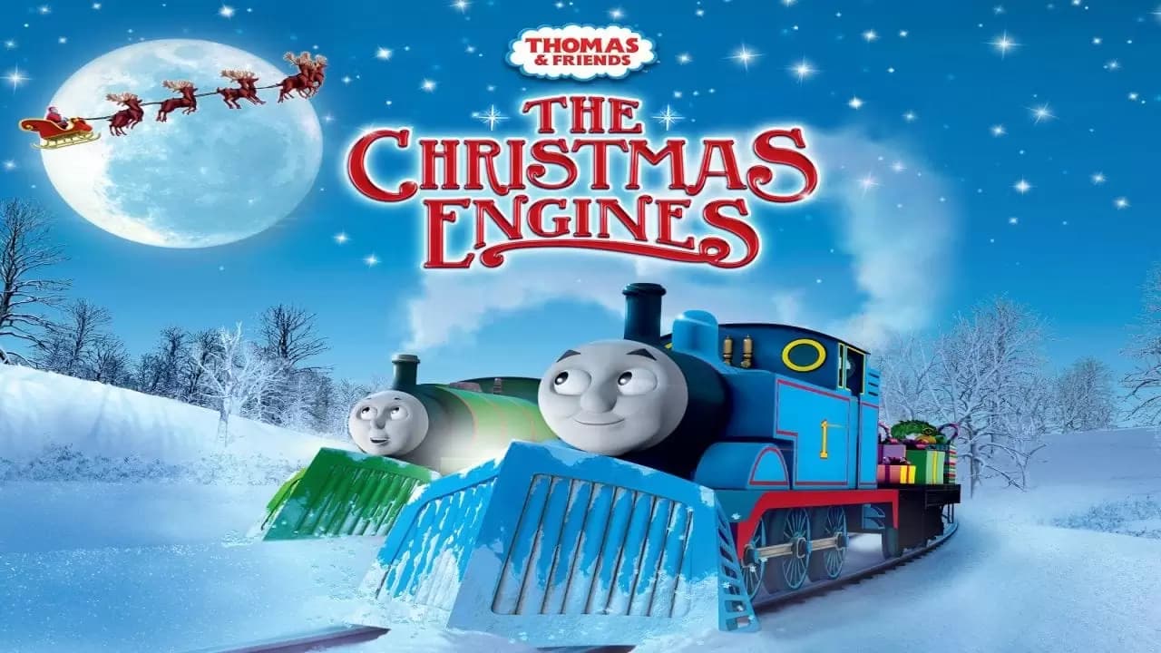 Thomas & Friends: The Christmas Engines Backdrop