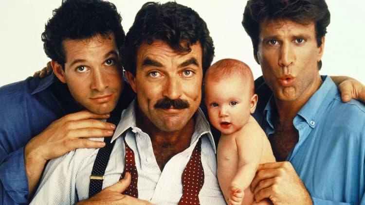 Three Men and a Baby Poster