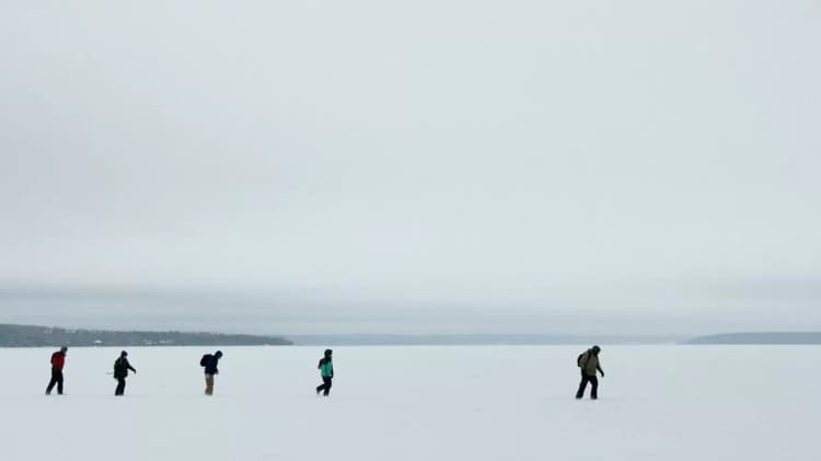 Skating to New York Poster