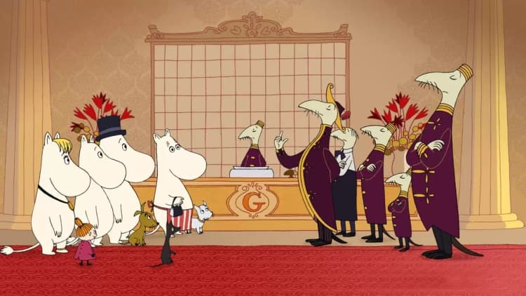 Moomins on the Riviera Poster