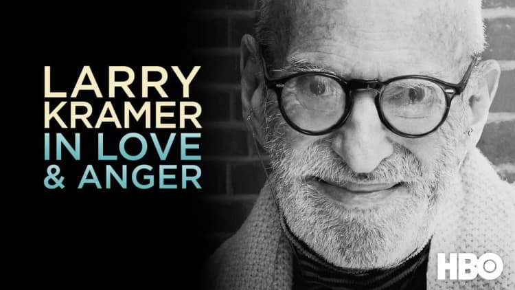 Larry Kramer in Love and Anger Poster