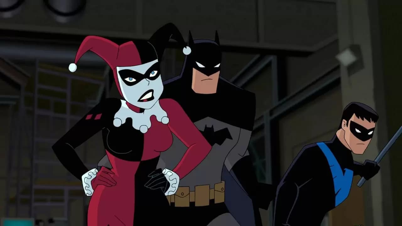 Batman and Harley Quinn Backdrop