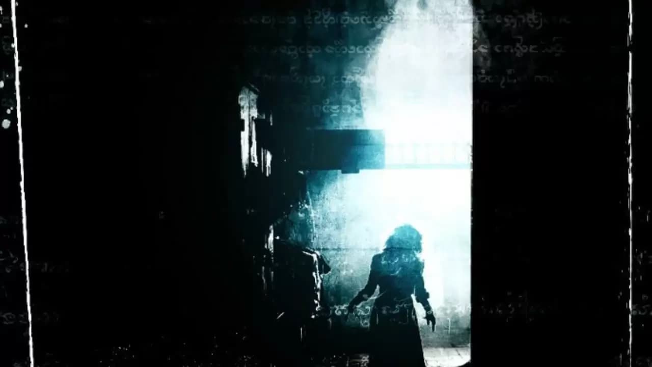 Ghost House Backdrop