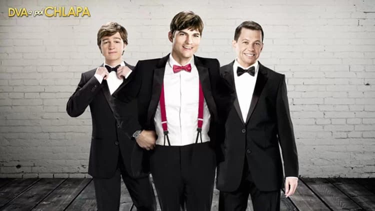 Two and a Half Men Poster