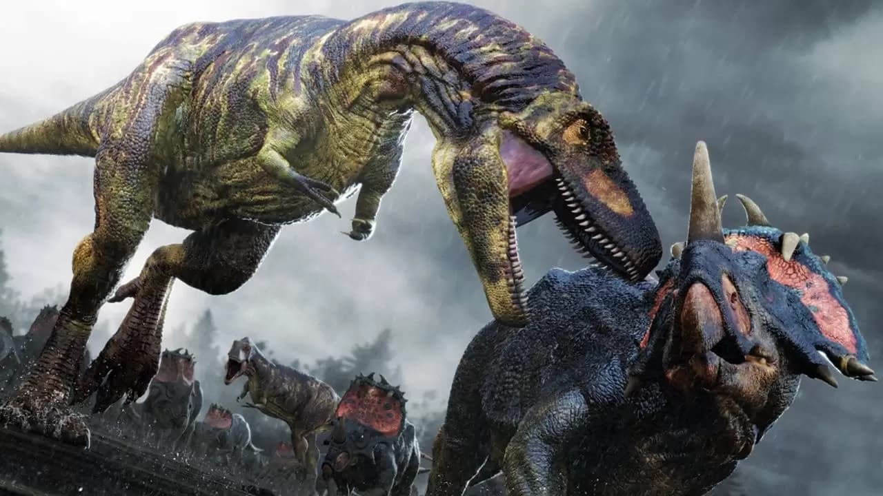 Planet Dinosaur Backdrop