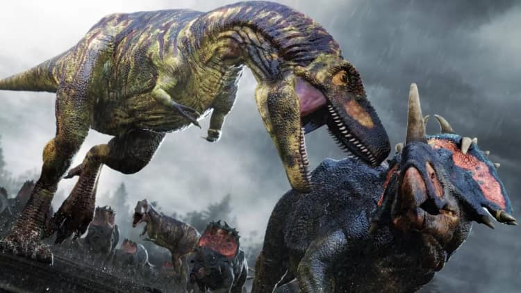 Planet Dinosaur Poster