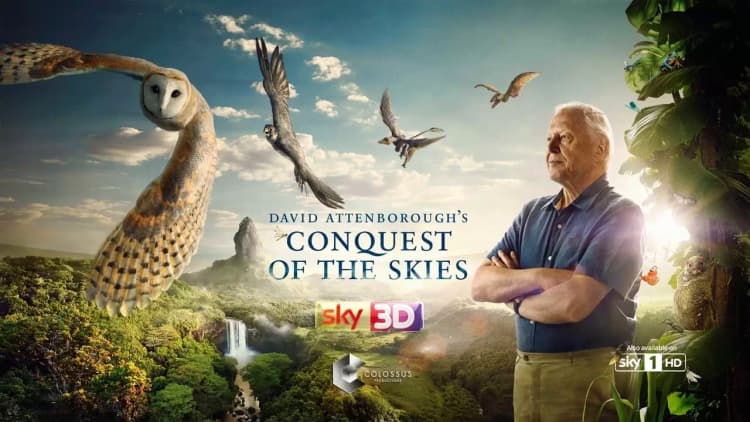 David Attenborough's Conquest of the Skies 3D Poster