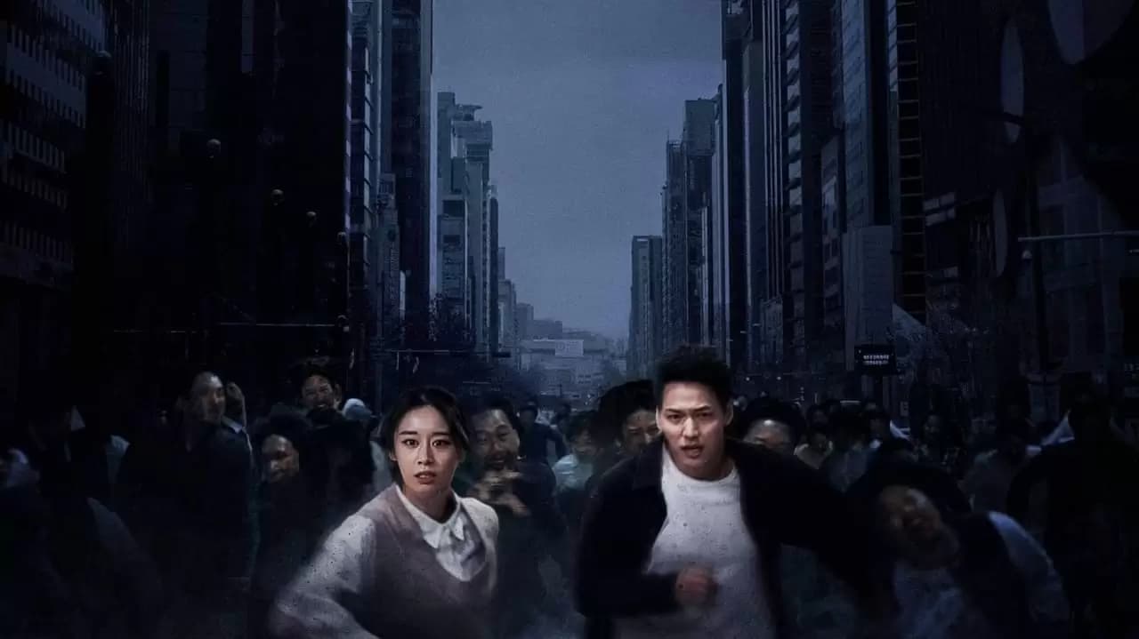 Gangnam Zombie Backdrop
