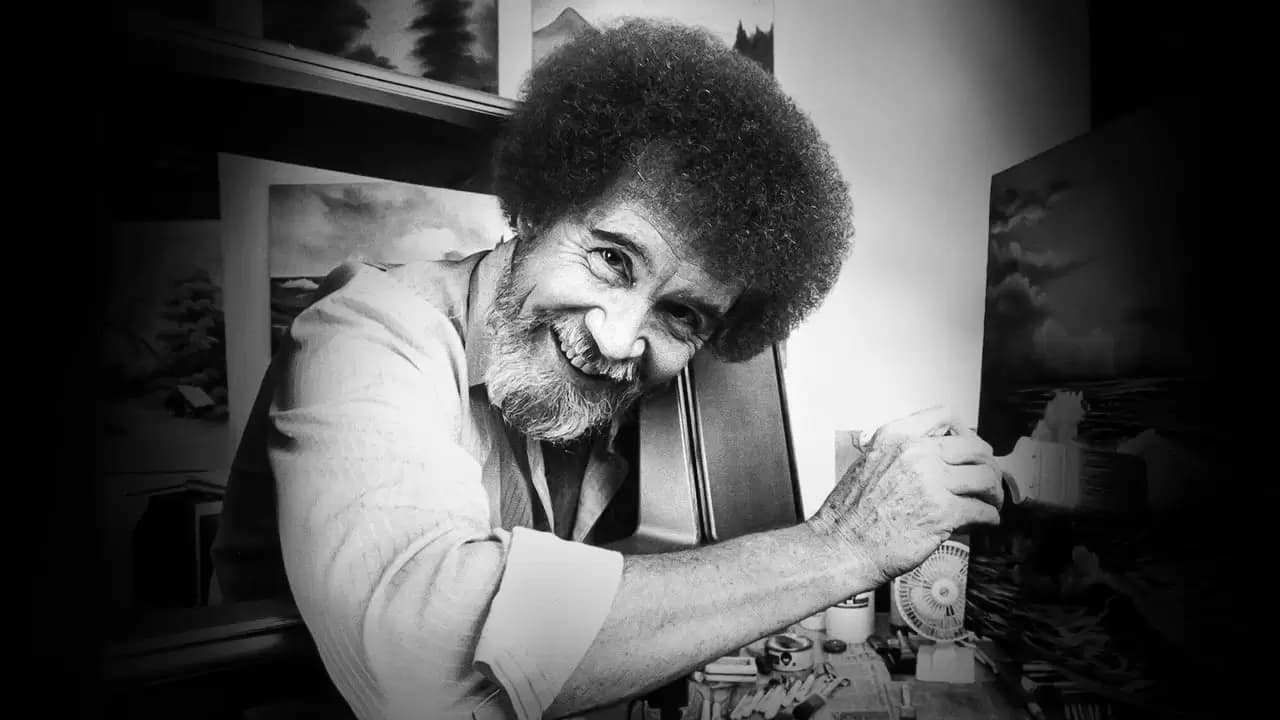 Bob Ross: Happy Accidents, Betrayal & Greed Backdrop