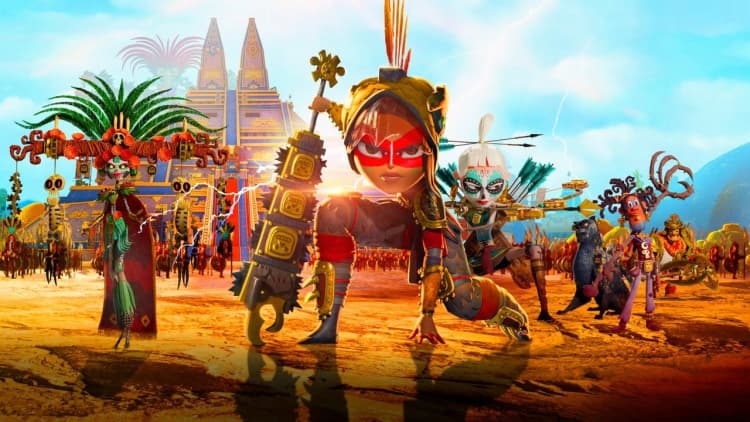 Maya and the Three Poster