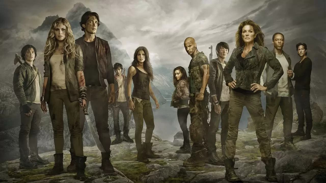 The 100 Backdrop