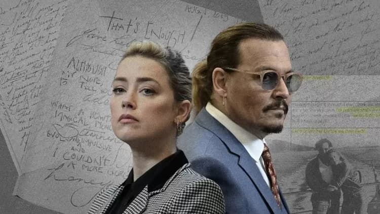 Depp V Heard Poster