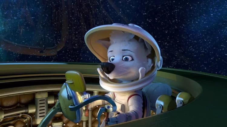 Space Dogs: Adventure to the Moon Poster