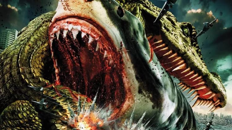 Mega Shark vs. Crocosaurus Poster