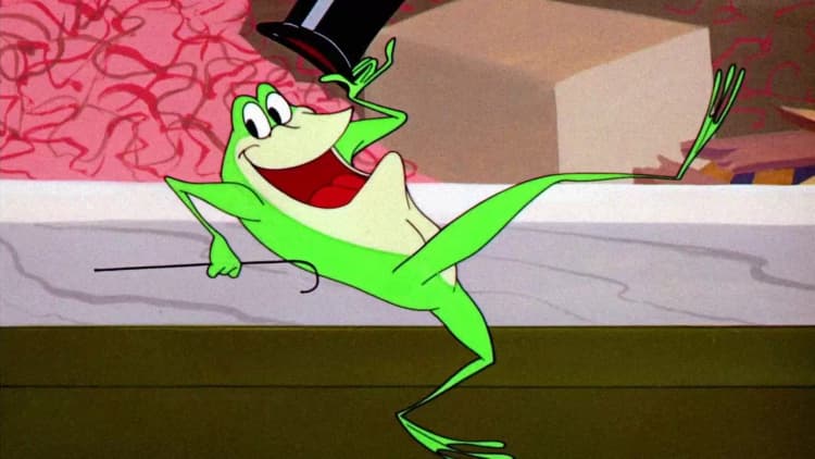 One Froggy Evening Poster