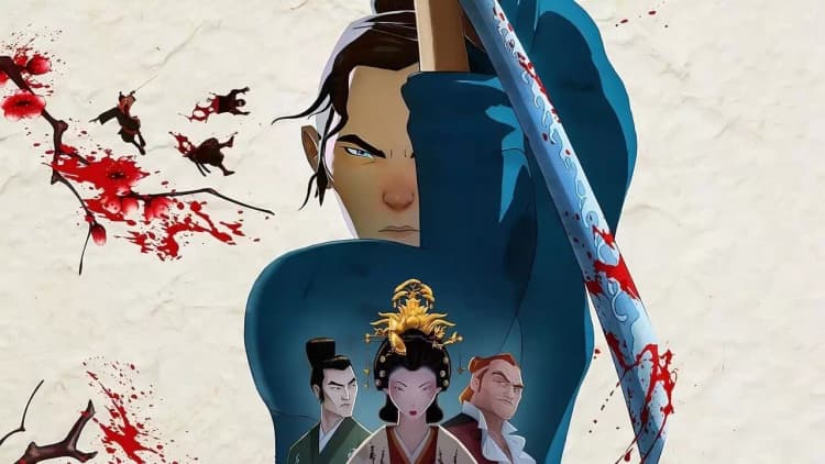 Blue Eye Samurai Poster