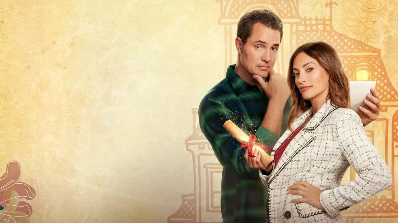 Mystery on Mistletoe Lane Backdrop