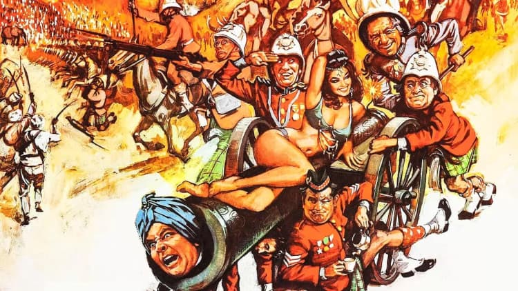 Carry on Up the Khyber Poster
