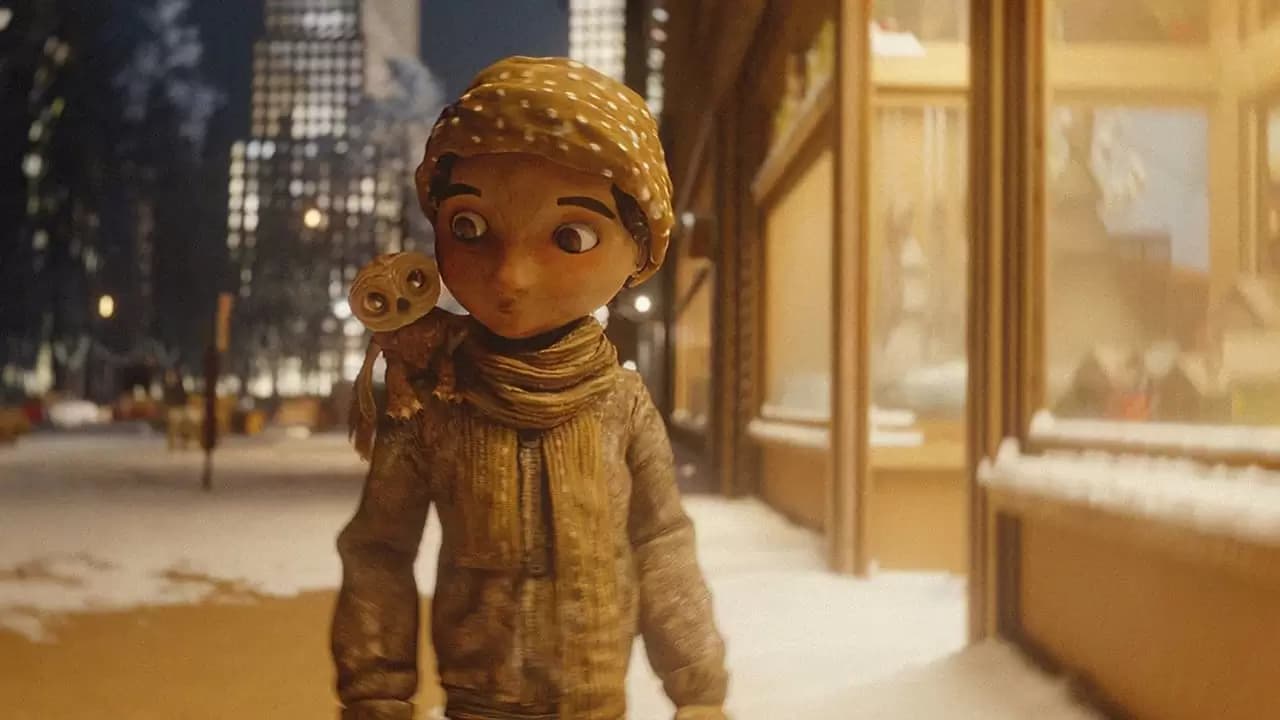 An Almost Christmas Story Backdrop