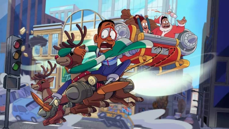 Urkel Saves Santa: The Movie! Poster