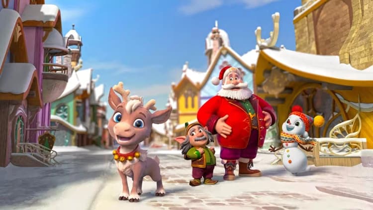Reindeer in Here Poster