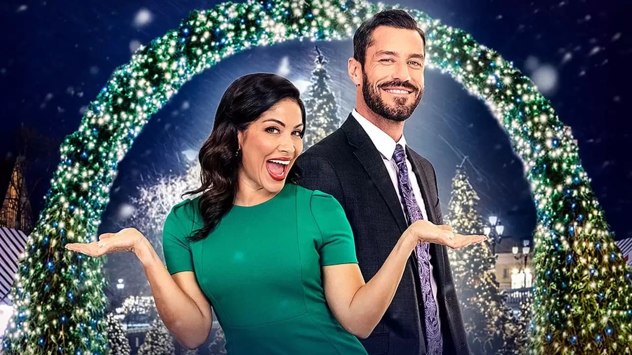 Cloudy with a Chance of Christmas Backdrop