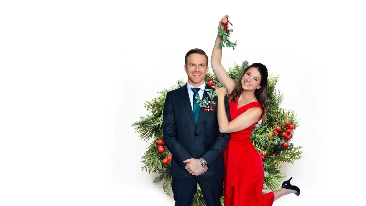 Meet Me Under the Mistletoe Backdrop